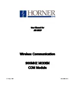 HORNER HE-XRC9 User Manual preview