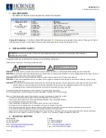 Preview for 5 page of HORNER SmartBlock HE579DIQ880 Specification & Installation Manual