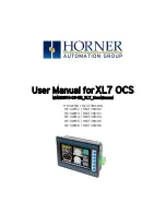 HORNER XL7 OCS User Manual preview