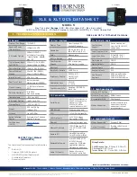 Preview for 1 page of HORNER XLE Series Datasheet