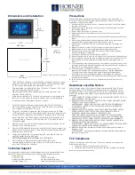 Preview for 4 page of HORNER XLW PRIME Quick Reference Manual