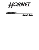 Hornet 563T Owner'S Manual preview