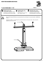 Horreds VX CONFERENCE LEGS T-FOOT Assembly Instructions Manual preview