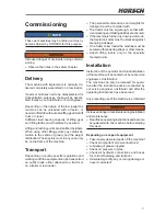 Preview for 25 page of horsch 34362342 Operating Instructions Manual