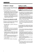 Preview for 12 page of horsch 60021526 Operating Instructions Manual