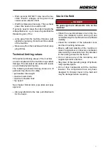 Preview for 15 page of horsch 60021526 Operating Instructions Manual