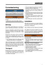 Preview for 21 page of horsch 60021526 Operating Instructions Manual