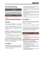 Preview for 21 page of horsch 60021898 Operating Instructions Manual