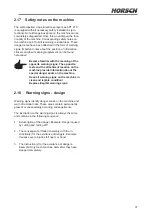 Preview for 37 page of horsch 80910205 Operating Instructions Manual