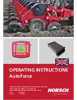 Preview for 1 page of horsch AutoForce Operating Instructions Manual