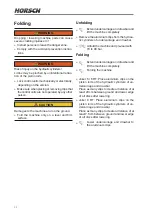 Preview for 36 page of horsch Joker 5 RT Operating Instructions Manual