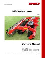 Предварительный просмотр 1 страницы horsch Joker MT-Series Owner'S Manual