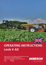 Preview for 1 page of horsch Leeb 4 AX Operating Instructions Manual