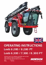 horsch LEEB 6.300 PT Operating Instructions Manual предпросмотр