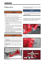 Предварительный просмотр 124 страницы horsch Maestro 12.45 CV Operating Instructions Manual