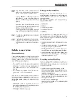 Preview for 13 page of horsch Maestro 24 SW Operating Instructions Manual