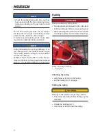 Preview for 56 page of horsch Maestro 24 SW Operating Instructions Manual