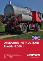 Предварительный просмотр 1 страницы horsch Shuttle 8.000 L Operating Instructions Manual