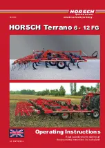 Предварительный просмотр 1 страницы horsch Terrano 10 FG Operating Instructions Manual