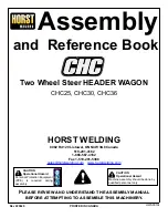 Preview for 1 page of Horst Welding CHC25 Assembly