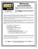 Preview for 41 page of Horst Welding CHCF30 Operator'S Manual