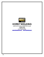 Preview for 20 page of Horst Welding CONTOUR SHCF36 Assembly