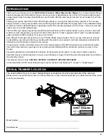 Preview for 3 page of Horst Contour CHCFE30 Operator'S Manual