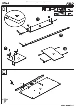 Предварительный просмотр 5 страницы Horstmann FMD Furniture LENA 345-001 Assembly Instructions Manual