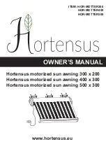 Hortensus E6100 Series Owner'S Manual preview