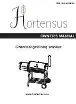 Hortensus HOR-BBQSMO Owner'S Manual preview