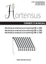 Preview for 1 page of Hortensus HOR-MANTER250 Owner'S Manual