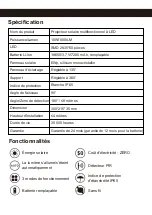 Preview for 7 page of Hortensus HOR-SFL10W Owner'S Manual