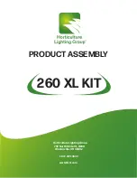 Horticulture Lighting Group 260 XL KIT Product Assembly preview