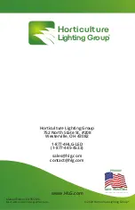 Предварительный просмотр 5 страницы Horticulture Lighting Group HLG 550 V2 B Spec Product Manual