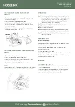 Preview for 4 page of Hoselink 3557-CH User Manual