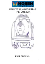 Hosen HS-LMS60R User Manual preview