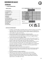 Предварительный просмотр 146 страницы Hoshizaki Advance F140 Operation, Maintenance And Installation Manual