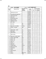 Preview for 5 page of Hoshizaki AM-150BWF Parts List