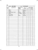 Preview for 15 page of Hoshizaki AM-150BWF Parts List