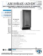 Preview for 1 page of Hoshizaki AM-50BAE-ADDS Specifications