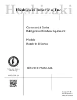 Preview for 1 page of Hoshizaki AMERICA 73183 Service Manual