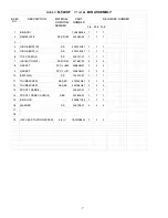 Предварительный просмотр 7 страницы Hoshizaki B-300SF Parts List