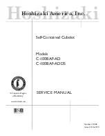 Hoshizaki C-100BAF-AD Service Manual предпросмотр