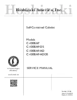 Hoshizaki C-100BAF Service Manual preview