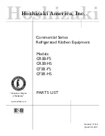 Предварительный просмотр 1 страницы Hoshizaki CF3B-FS Parts List