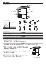 Preview for 4 page of Hoshizaki CM-110KE-50 Installation Manual