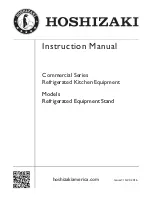 Hoshizaki CRES110 Instruction Manual предпросмотр