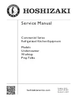 Preview for 1 page of Hoshizaki CRMF27 Service Manual