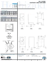 Предварительный просмотр 2 страницы Hoshizaki DB-130H Specifications