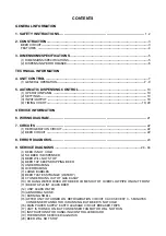 Предварительный просмотр 2 страницы Hoshizaki DBF-AS65WE-EU Service Manual